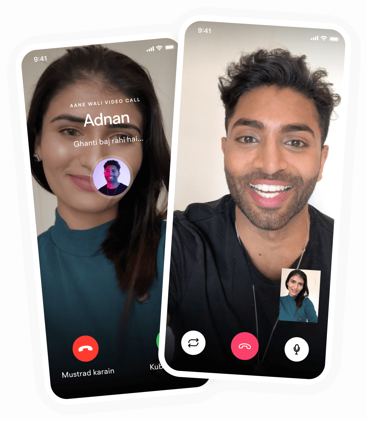 Muzz mockup image video_calling