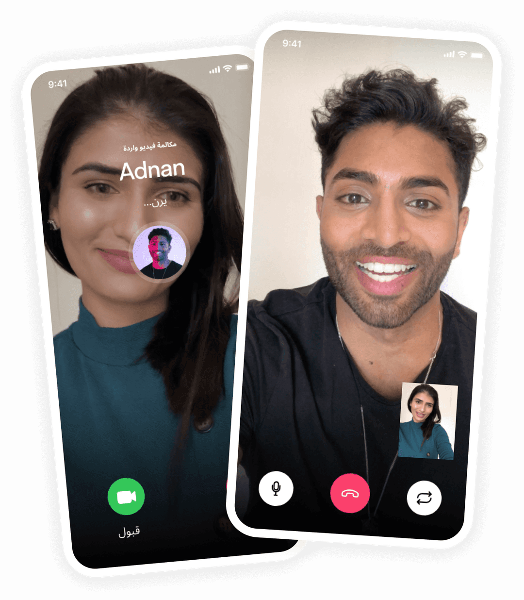 Muzz mockup image video_calling