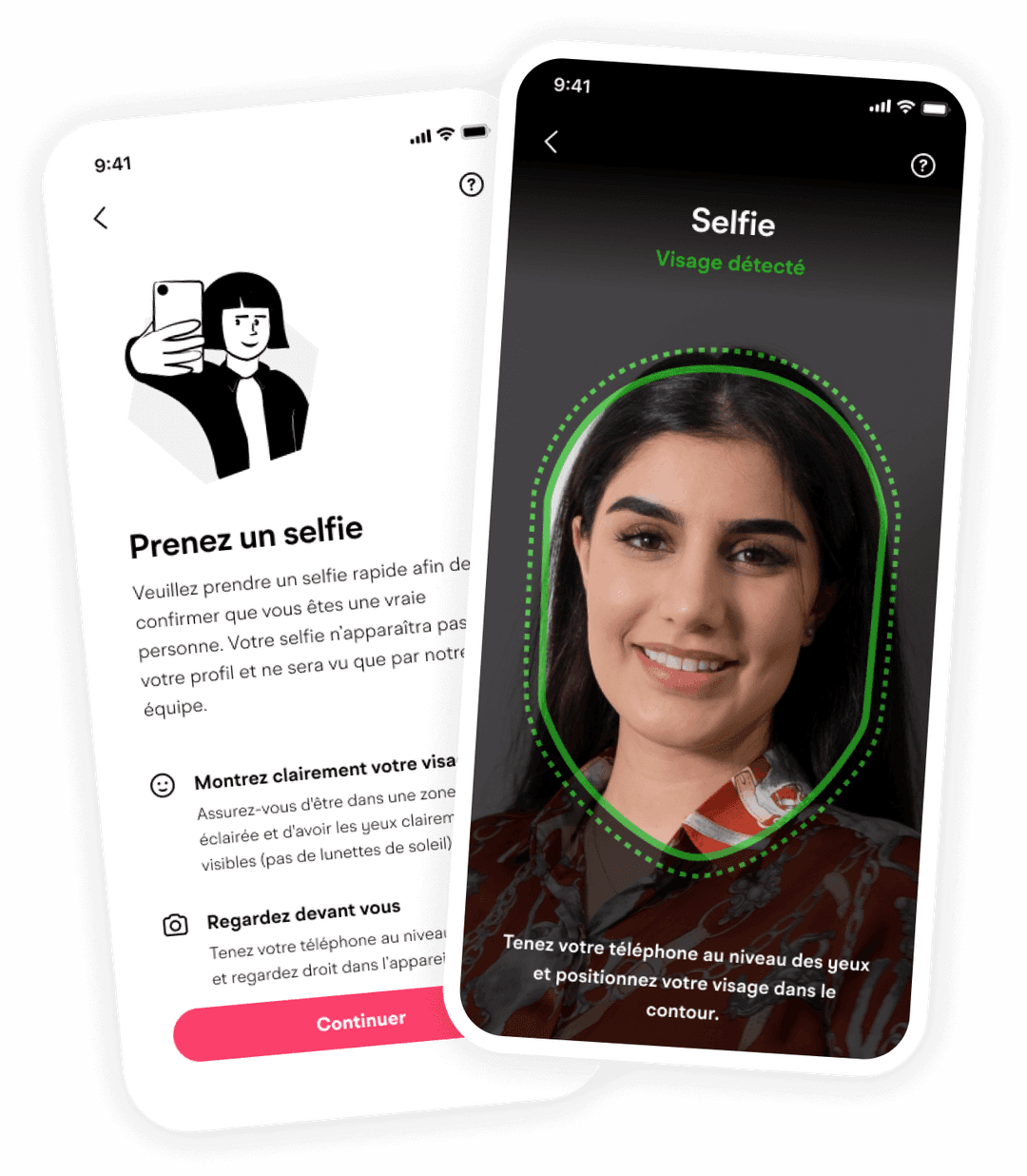 Muzz mockup image selfie_verification