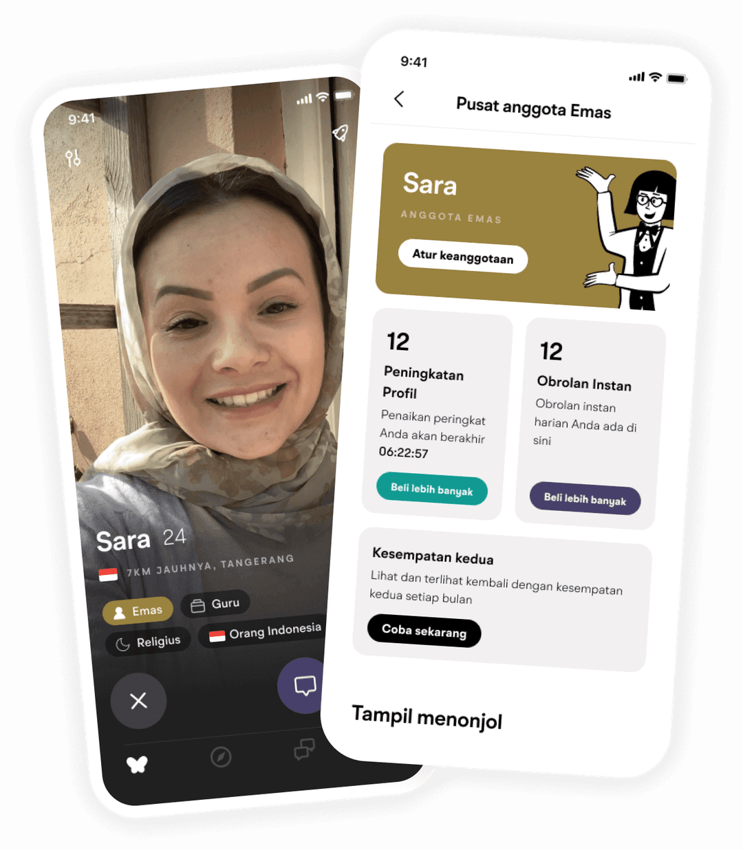 Muzz mockup image gold