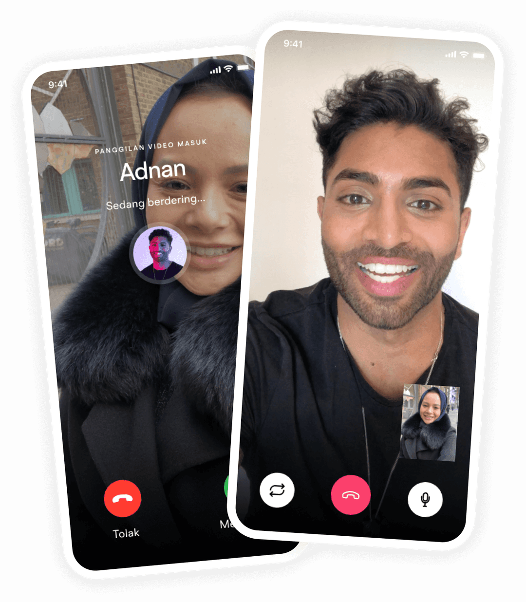 Muzz mockup image video_calling