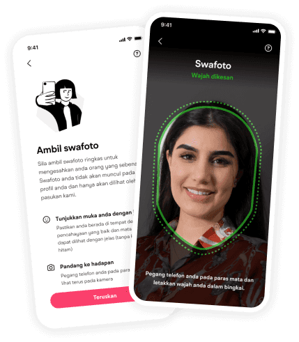 Muzz mockup image selfie_verification