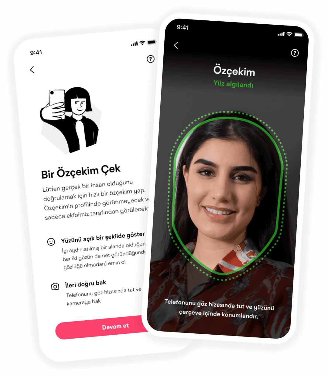 Muzz mockup image selfie_verification